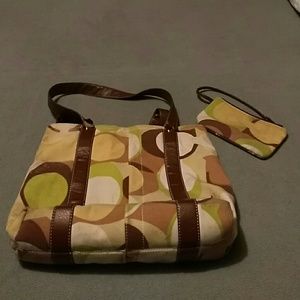 Coach Tote with Wristlet